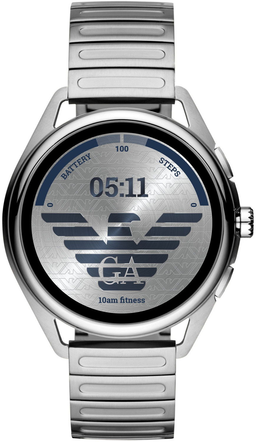 Emporio Armani Connected Matteo acier inoxydable argent