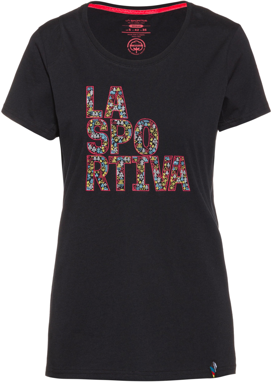 La Sportiva Pattern T-Shirt Apparel Climbing Women black