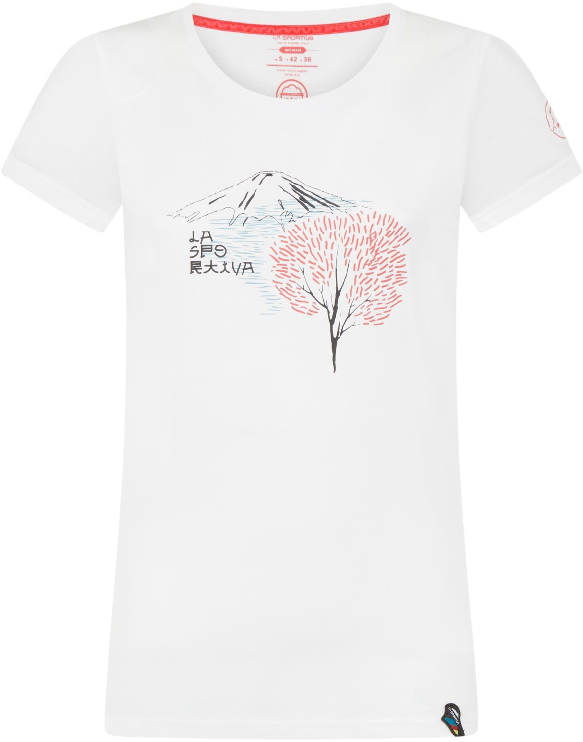 La Sportiva Bloom T-Shirt Apparel Climbing white