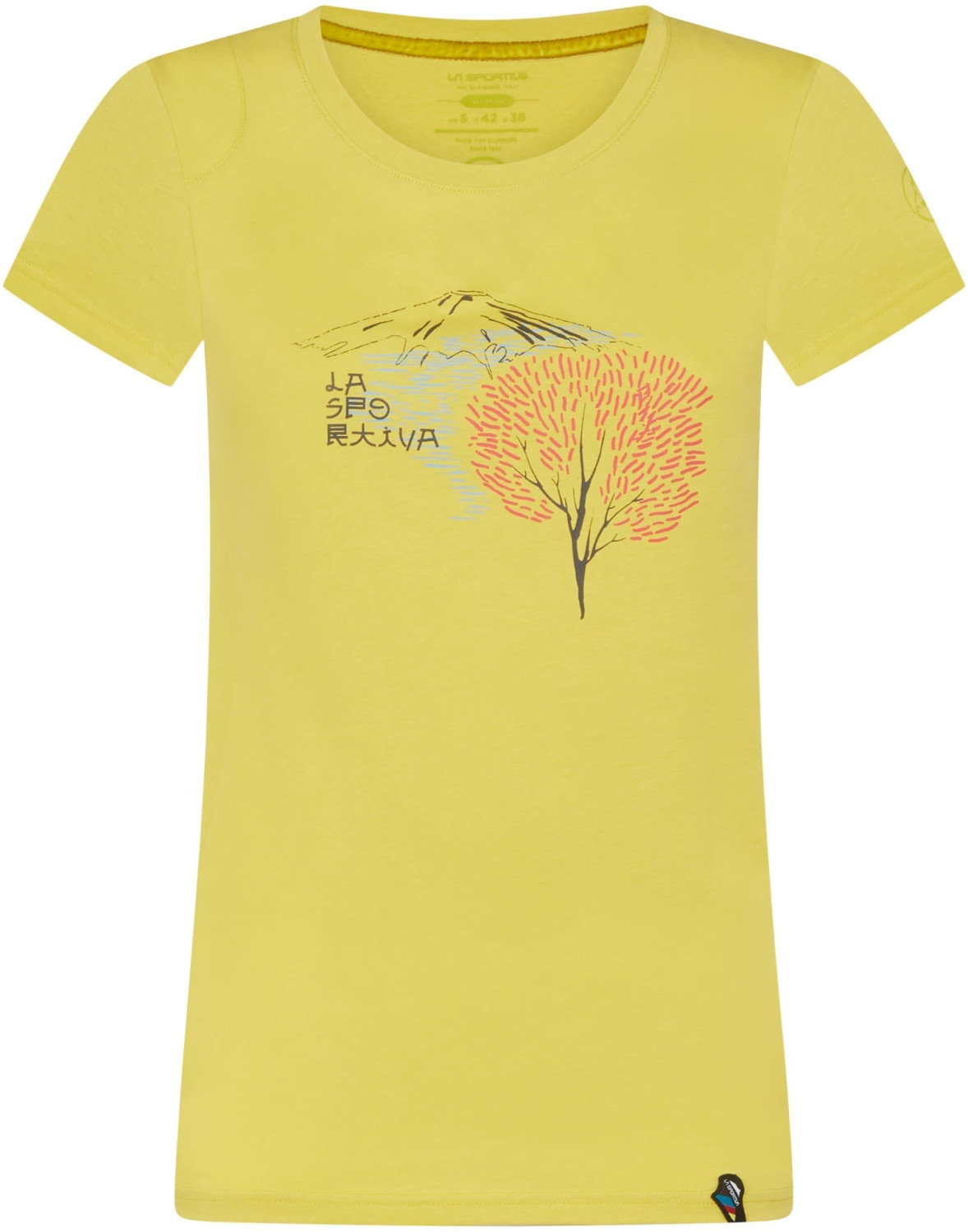La Sportiva Bloom T-Shirt Apparel Climbing celery