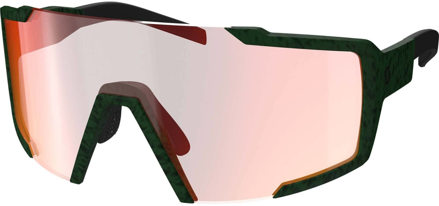 Scott Shield iris green/red chrome amplifier