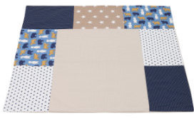 Ullenboom Patchwork Changing Pad Cover sand bear