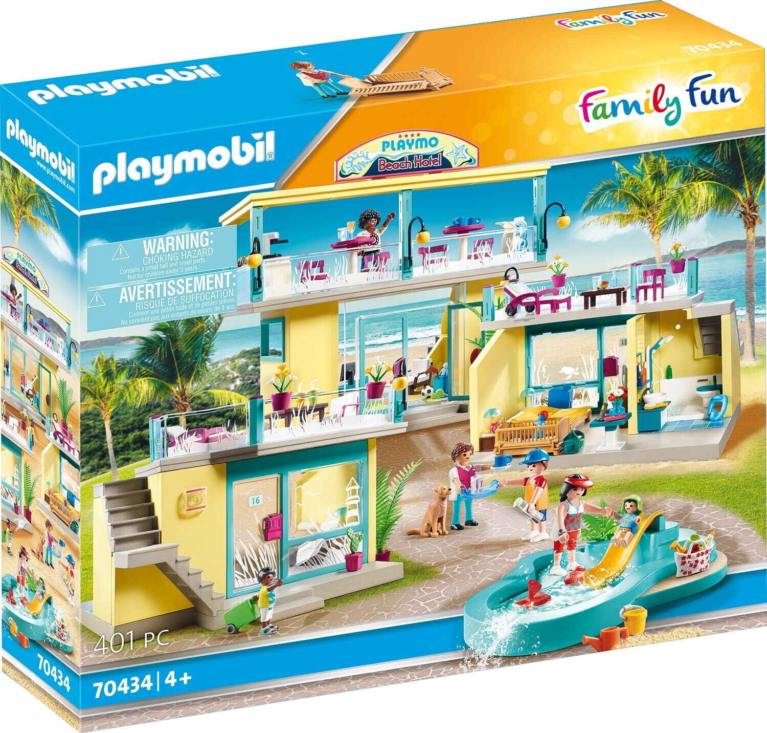 Photos - Toy Car Playmobil Family Fun - Beach Hotel  (70434)
