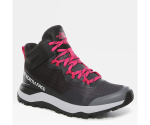grey and pink north face