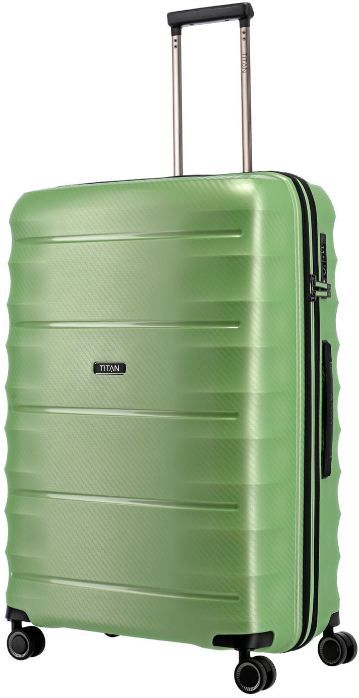 Titan Highlight 4 Wheel Trolley 75 cm green metallic