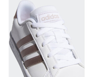 Adidas girls' grand court shoes  white/copper cheap