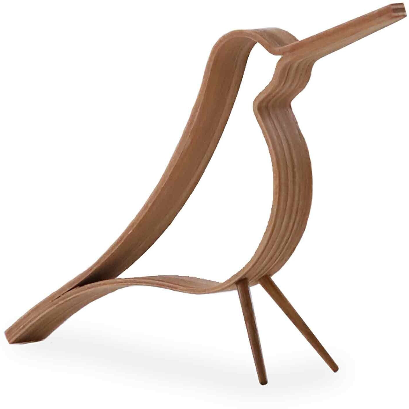 Cooee Woody Bird 14cm Oak