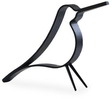 Cooee Woody Bird 14cm Black