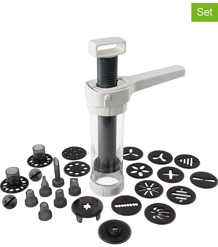Dr. Oetker Pastry press and garnish syringe, 23 pieces