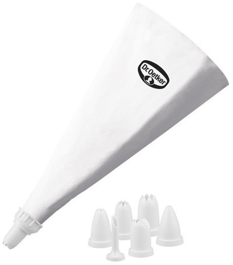 Dr. Oetker Piping bag including 6 spouts