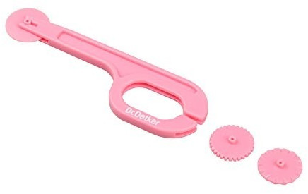 Dr. Oetker Cutting and embossing tool for fondant, 4 pieces