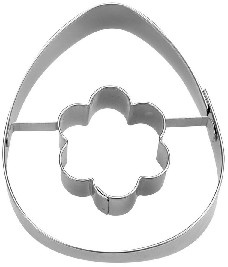 Städter Cookie cutter egg with flower 7 cm