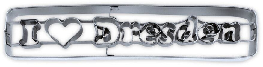 Städter Cookie cutter I love Dresden 11 cm