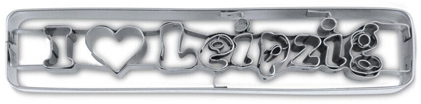 Städter Cookie cutter I love Leipzig 11 cm