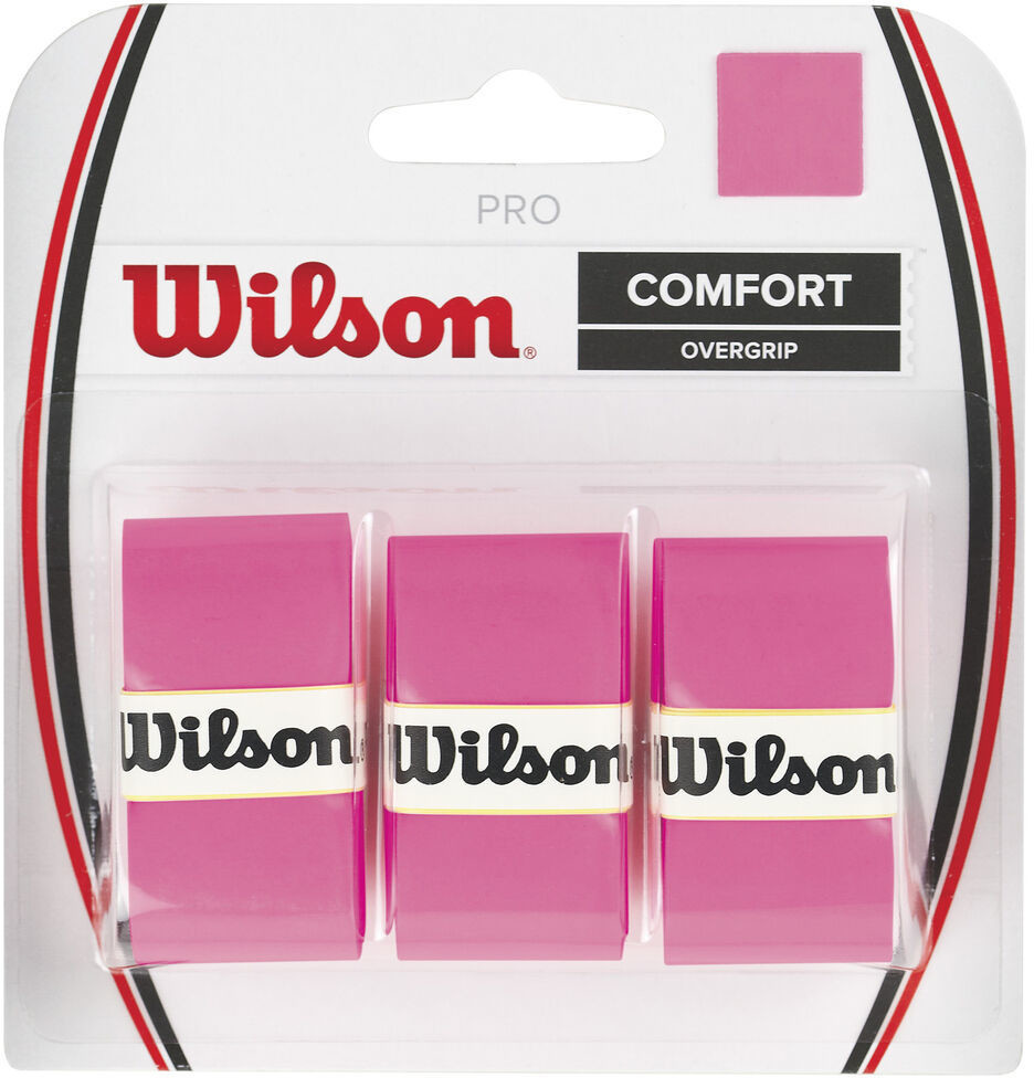 Photos - Tennis / Squash Accessory Wilson Pro Comfort Overgrip 3 Pack pink 