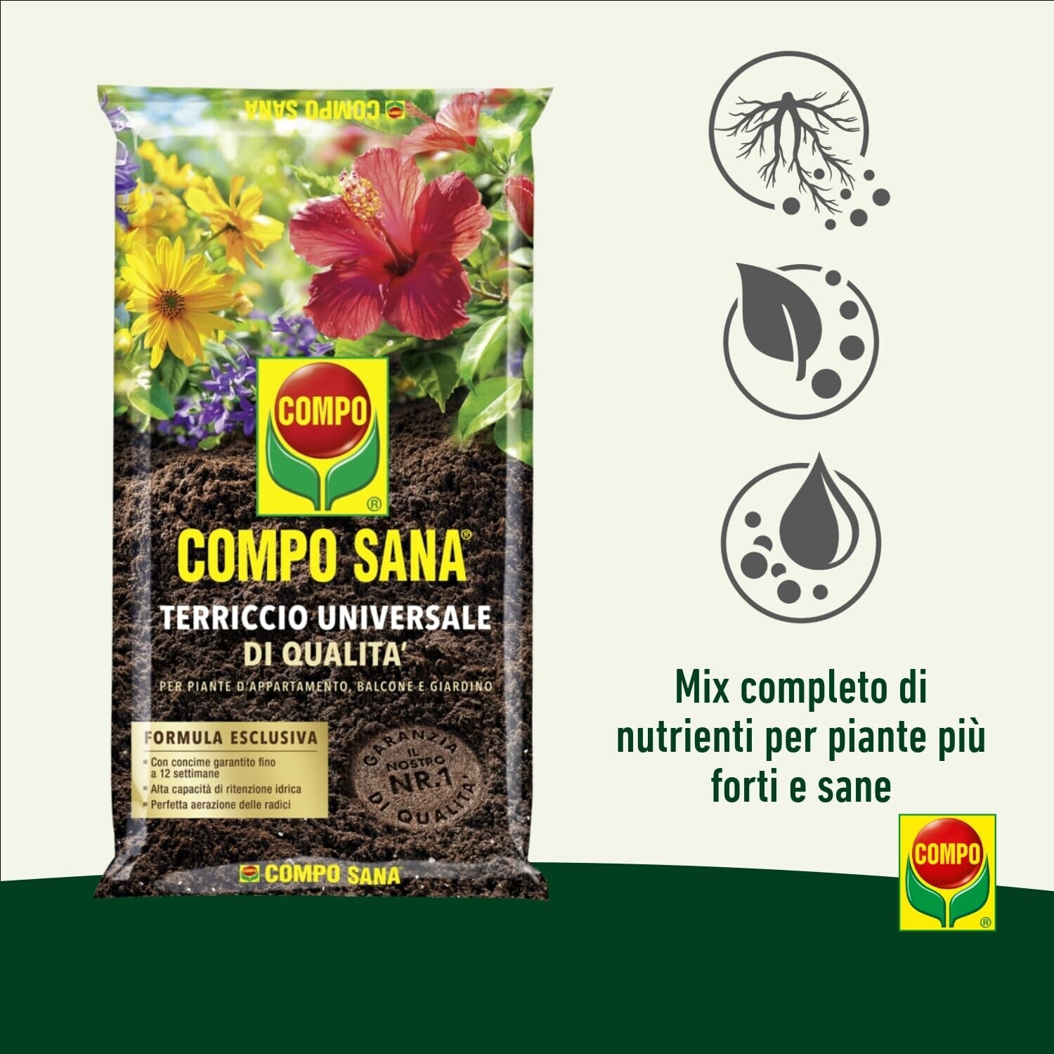COMPO COMPO Potting Soil 5 L - detail view