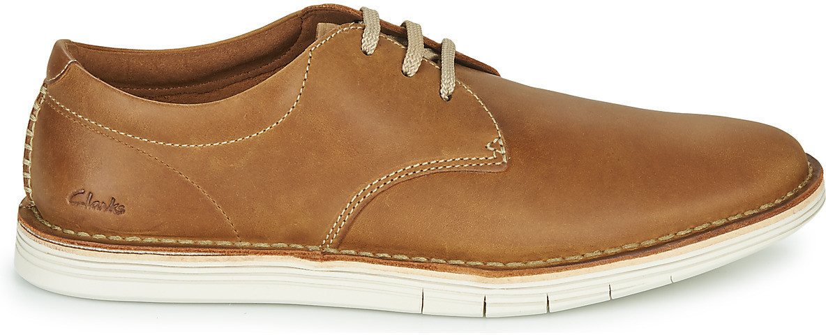 clarks forge vibe dark brown leather