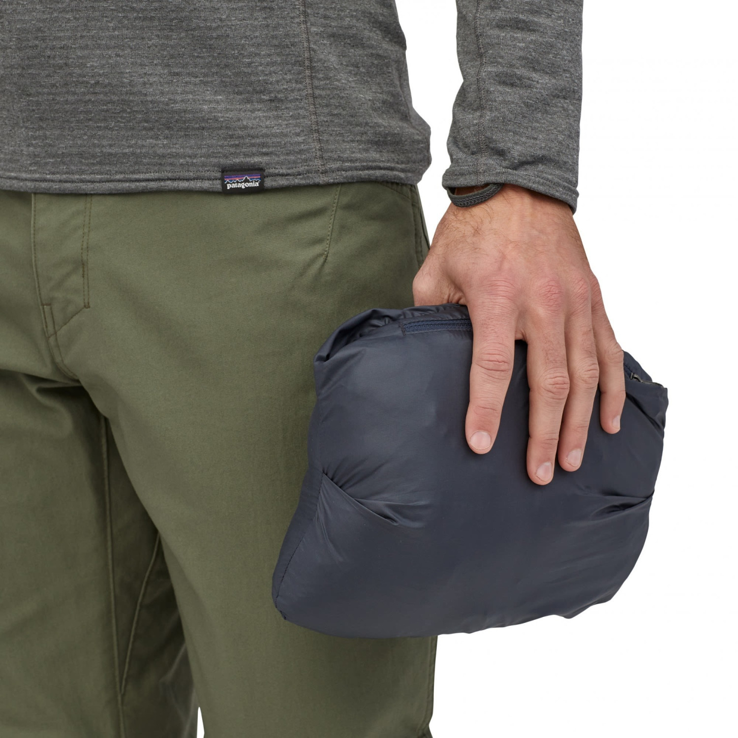 Buy Patagonia Men's Down Sweater Jacket (84674) smolder blue/andes blue