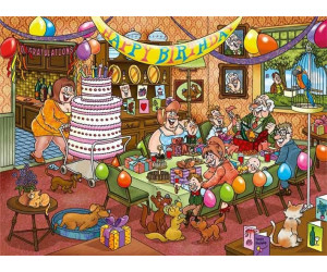 Torte 1000 Teile Wasgij Jumbo Rätsel-Puzzle Geburtstags-Überraschung Feier 