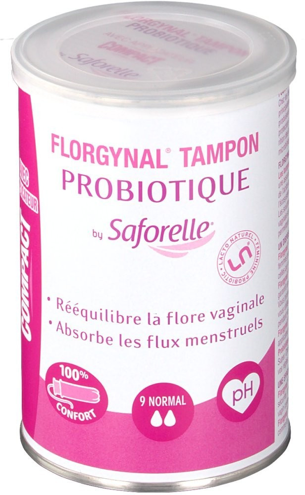 Saforelle Tampon probiotique (9 pcs)