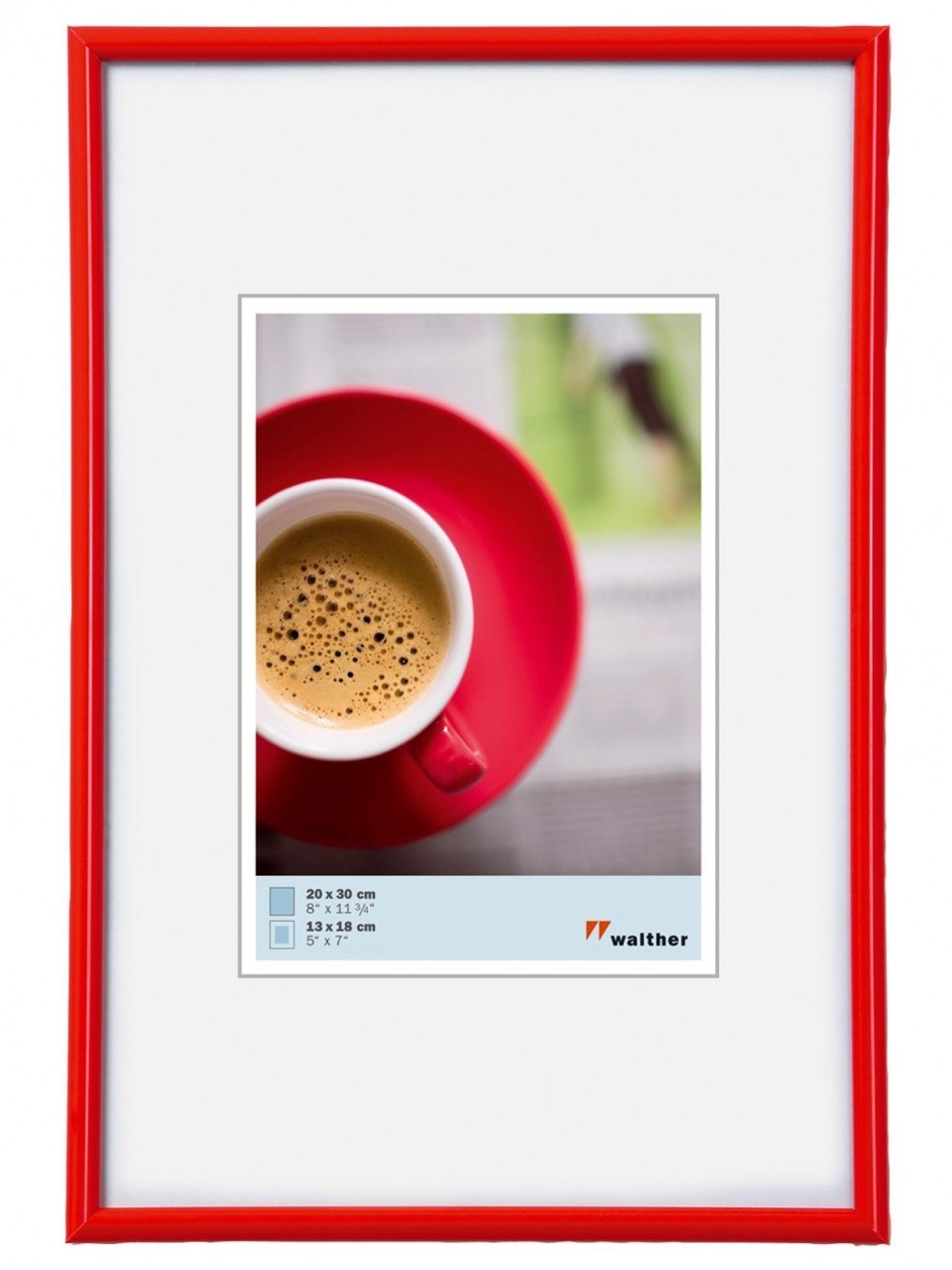 walther design Galeria 30x45 red
