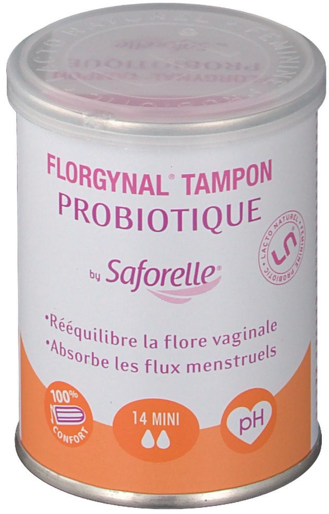 Saforelle Mini tampon probiotique (14 pcs)