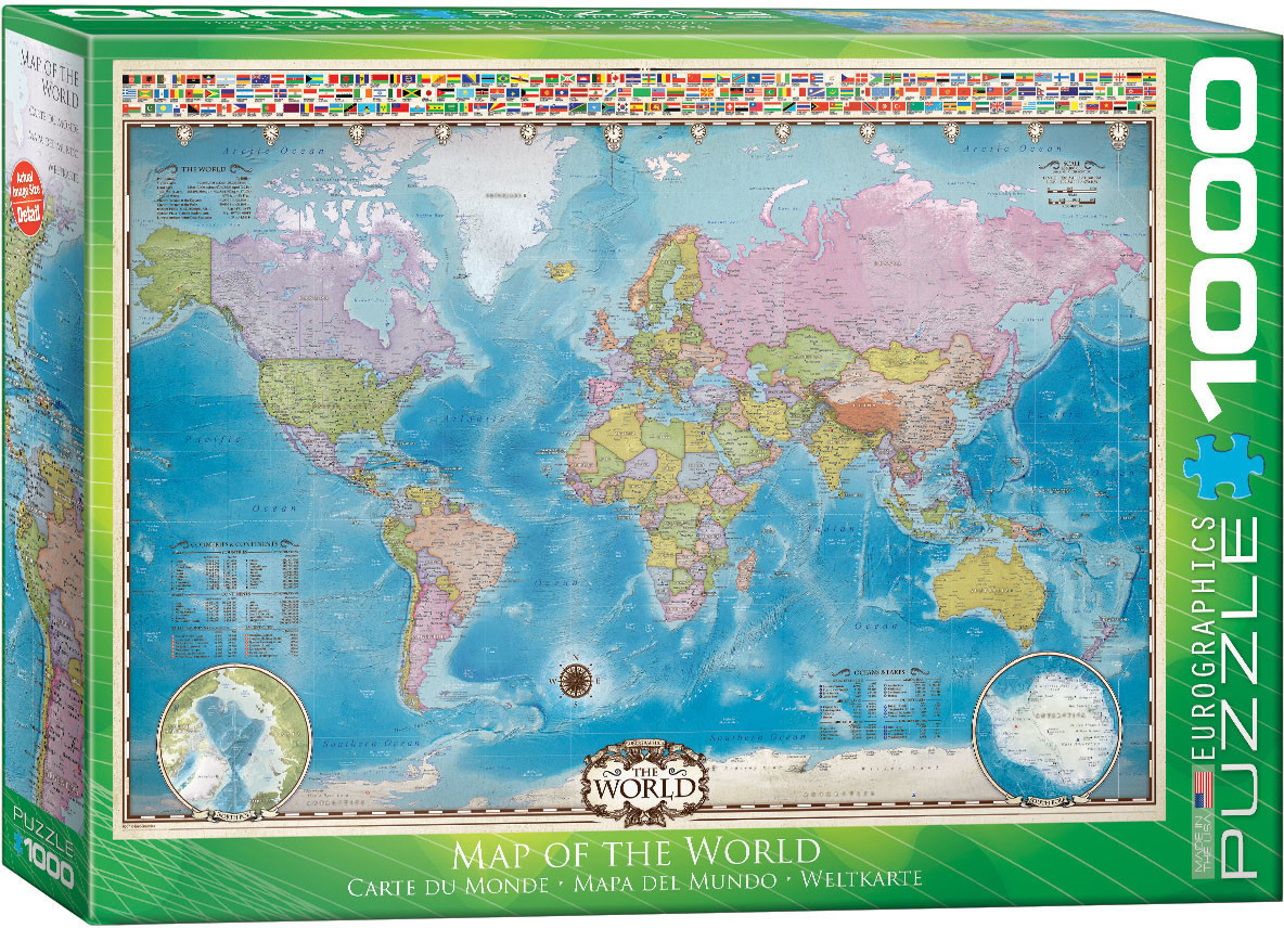 Eurographics Puzzles Map of the World (1000 pièces)