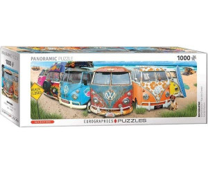 Eurographics Bulli Flower Power VW-Bus Auto Puzzle VW-Bus 1000 Teile 