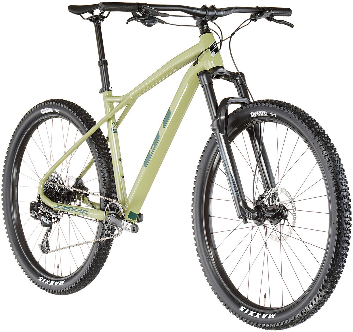 Buy GT Bicycles Zaskar LT Al Expert gloss moss green british racing