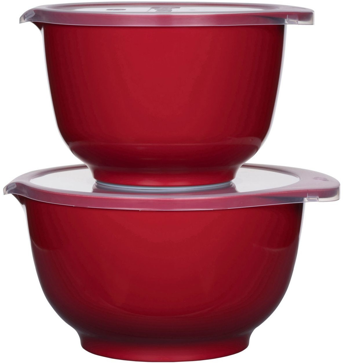 Rosti Mepal Margrethe mixing bowl with lid (2, 3 l) set 4 pieces red