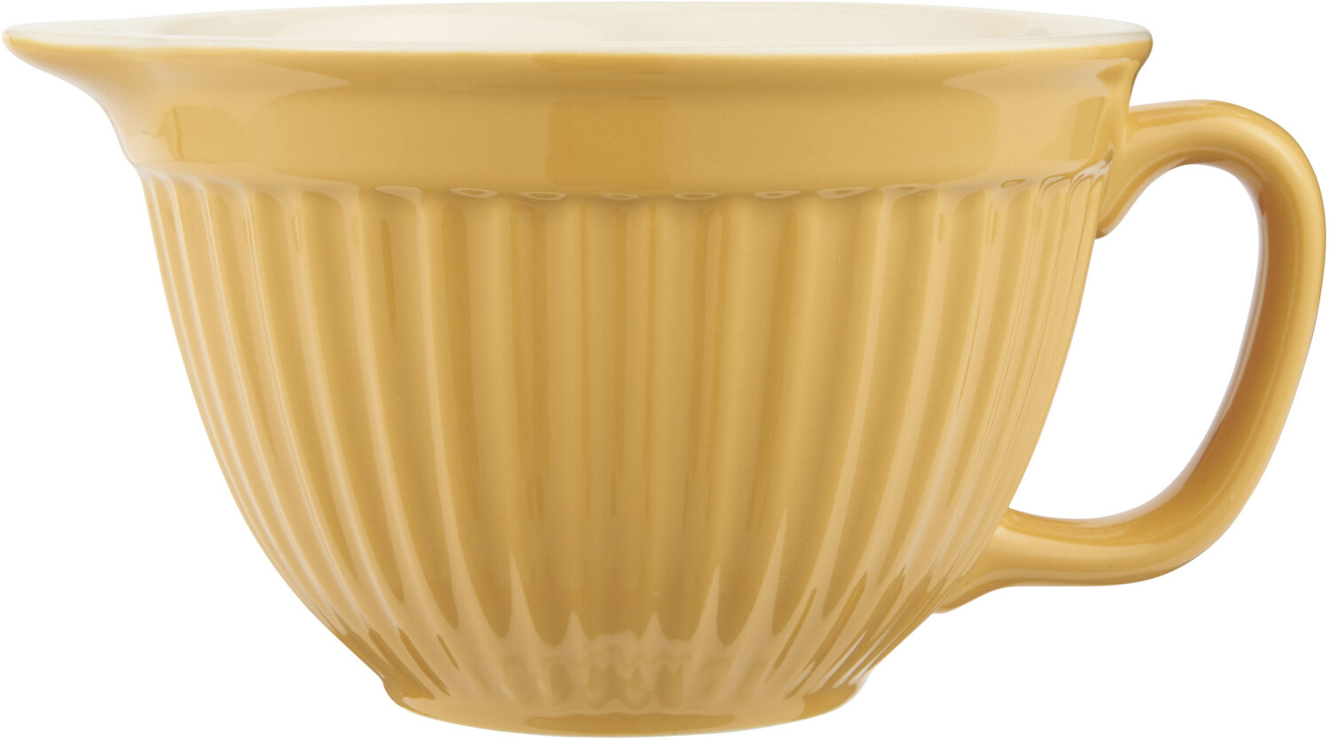 IB Laursen Mixing bowl Mynte Mustard, yellow, Ø18 cm