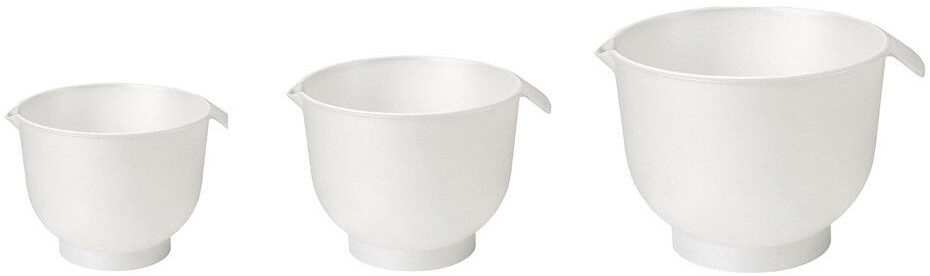 Gastromax Mixing bowl, white, set of 3