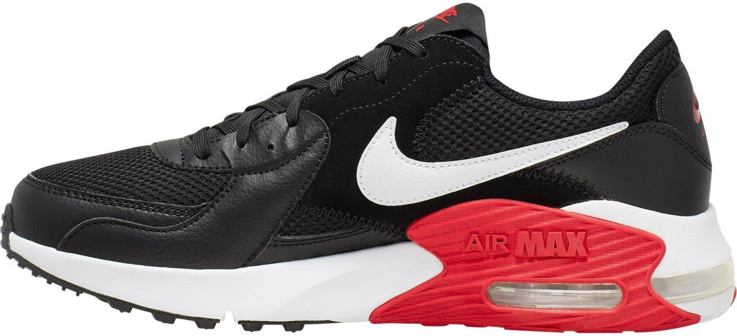 nike air max excee white black crimson