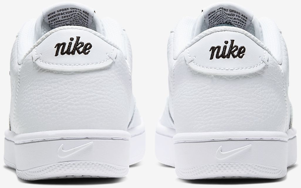 nike court vintage premium white womens