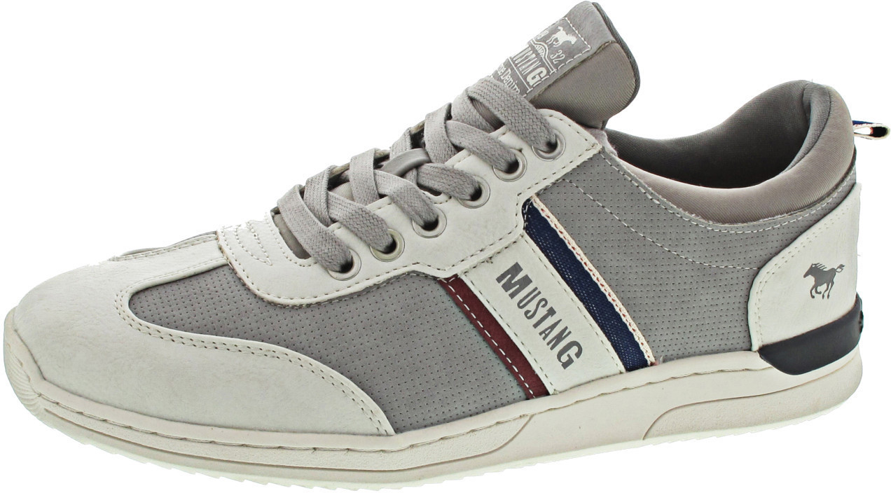 Mustang Mtng Mens Lace-Up Shoes Mustang grey/white (4136301207)