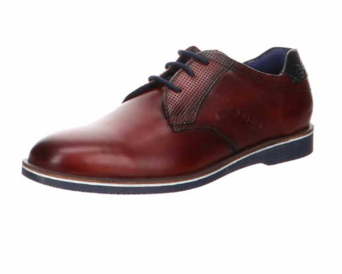 Bugatti Mens Lace-Up Shoes Green 45 red/green (312-64705-3500)