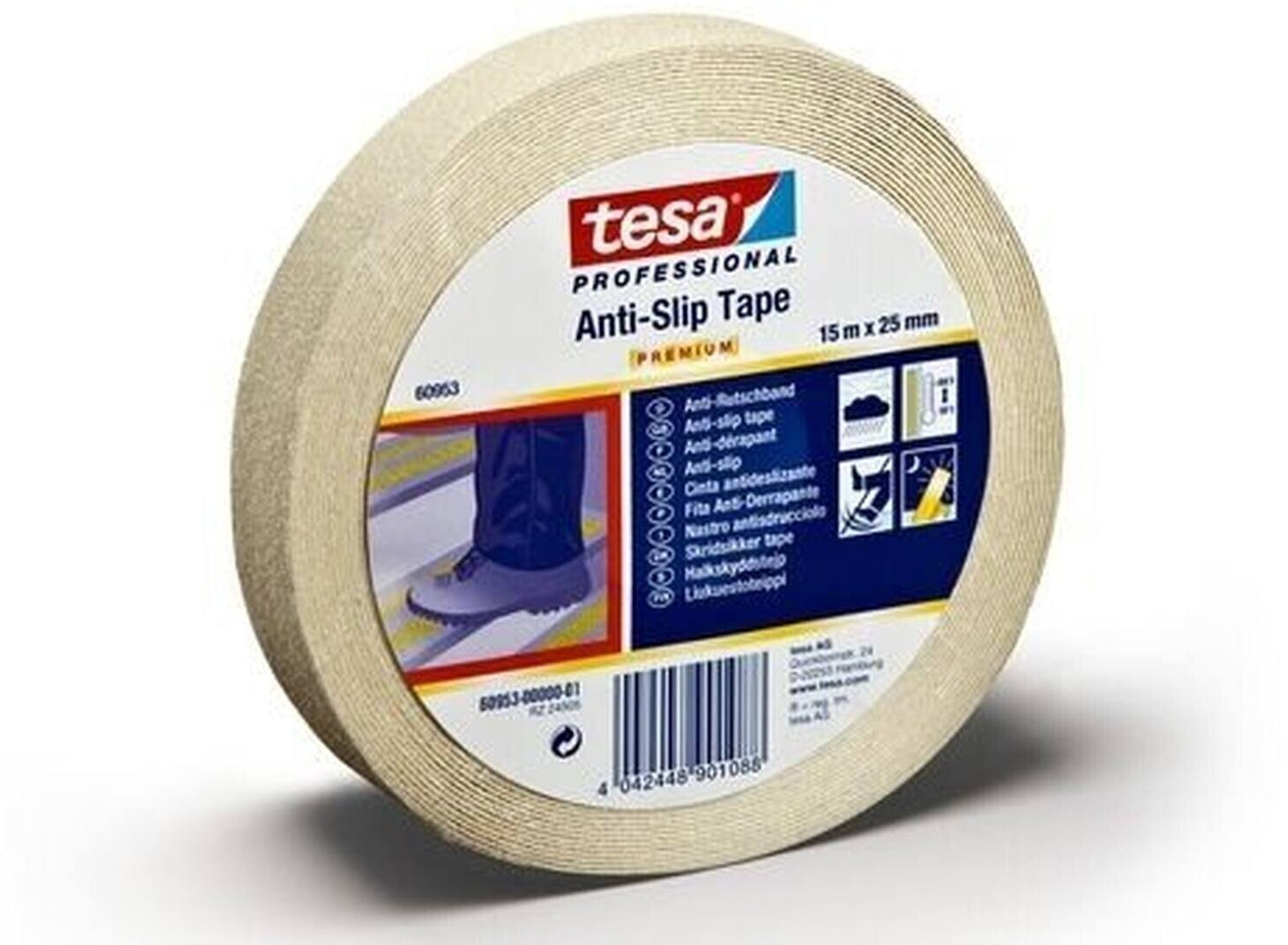Rouleau adhésifs anti-dérapant - largeur 25mm