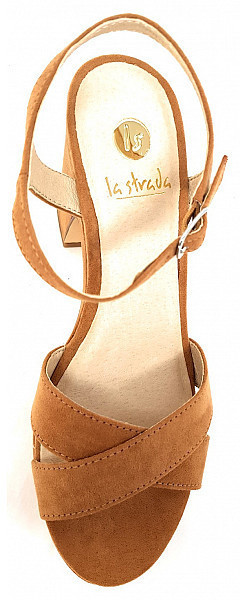 La Strada Sandals black/beige/red (96.3373)