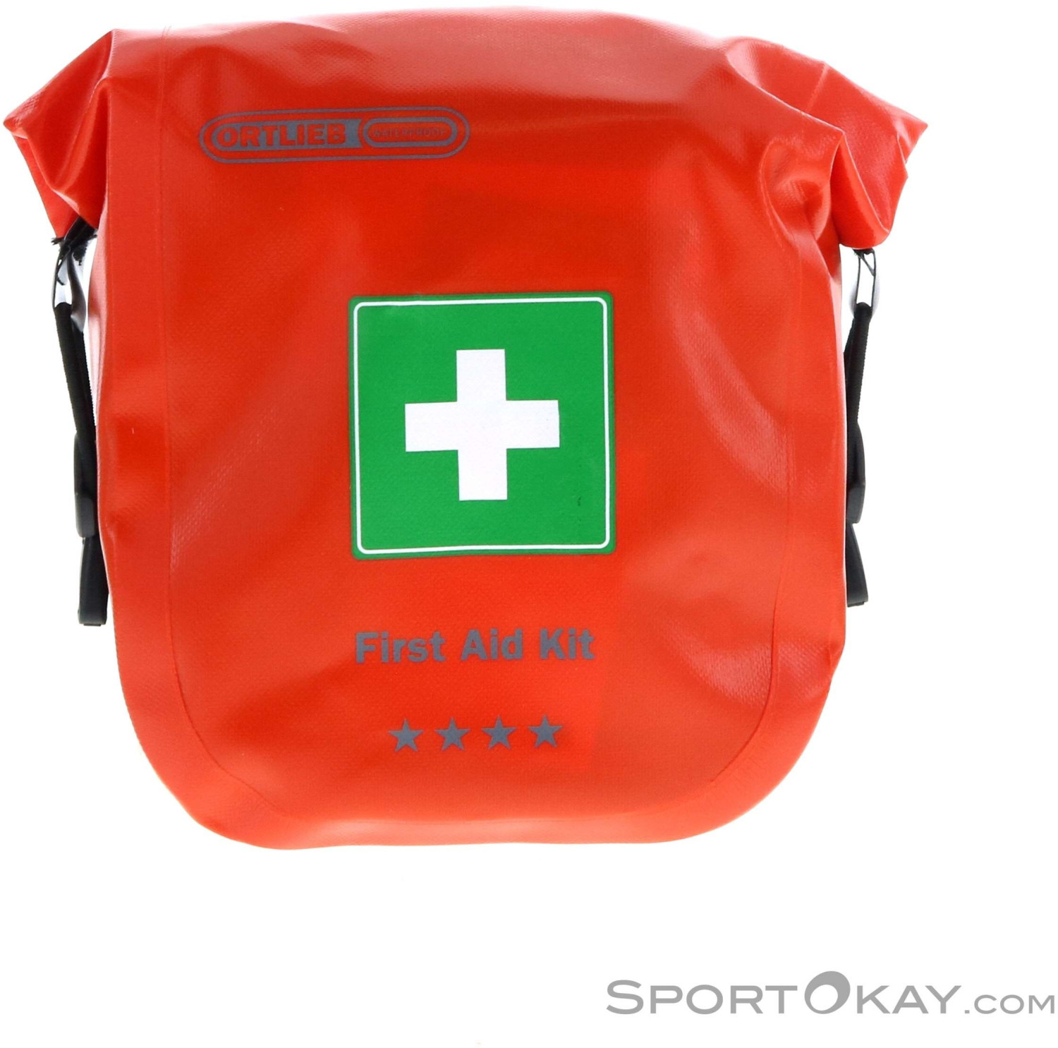 first aid kit fahrrad rote blechdose