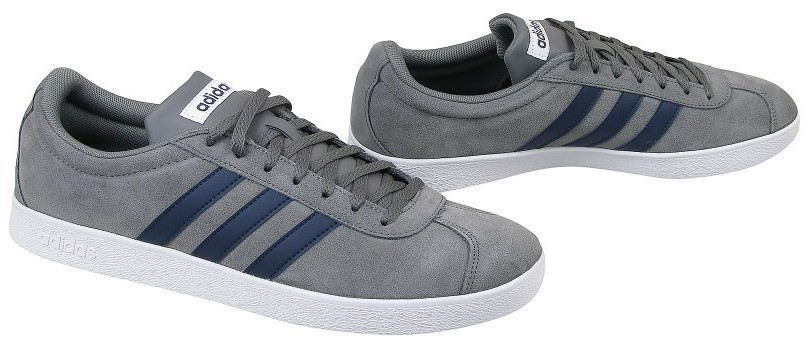 Buy Adidas VL Court 2.0 Grey Four F17 grey white blue DA9862 from 24.99 Today Best Deals on idealo