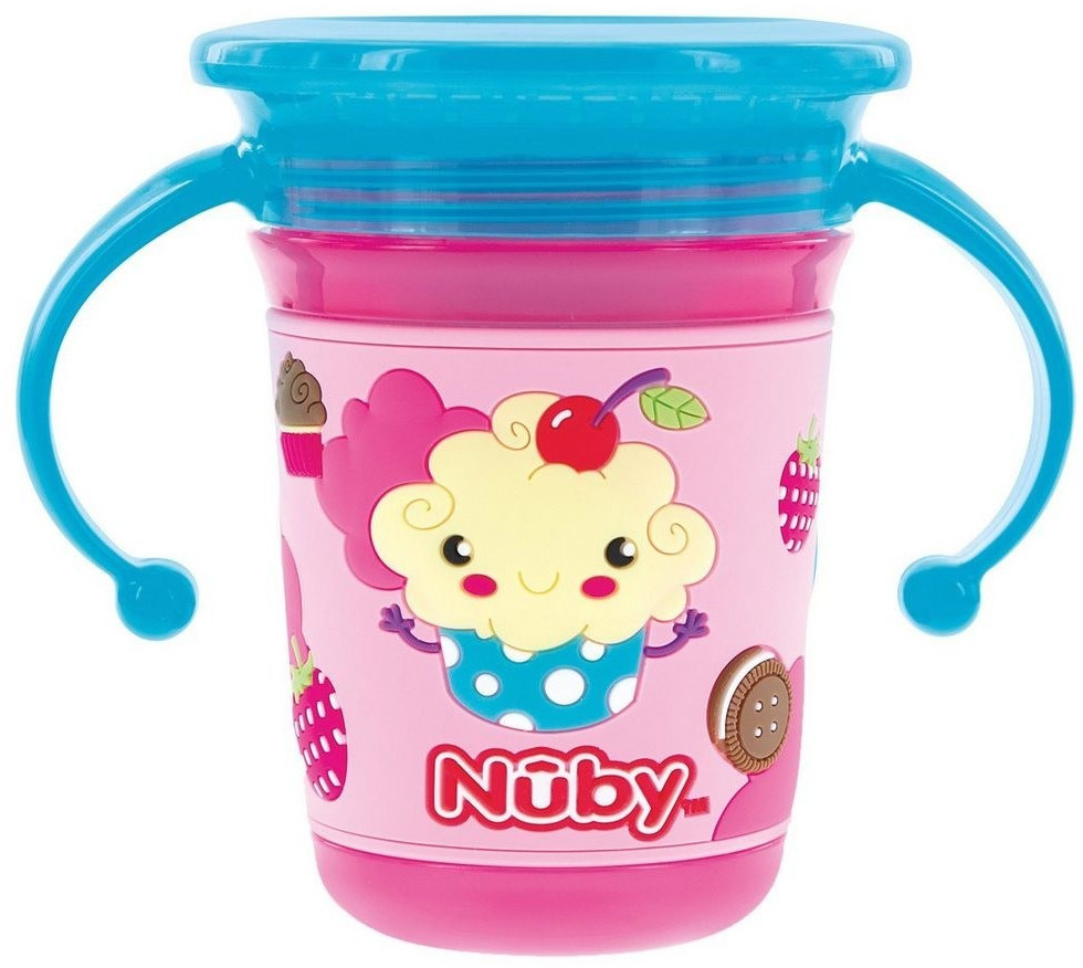 Nuby 360° Wonder Cup with Handles 240 ml candy