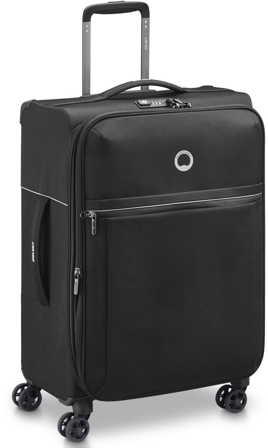 Delsey Brochant 2.0 4 Wheel Trolley 68 cm black