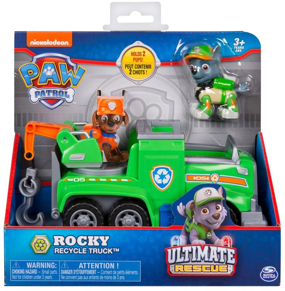 Camion de recyclage de Rocky Pat Patrouille Total team rescues - Figurine  pour enfant - Achat & prix