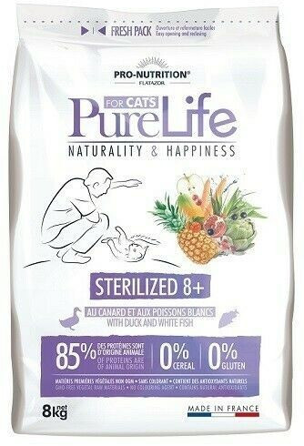 Flatazor Pure Life for Cats Sterilized 8+ (8 kg)