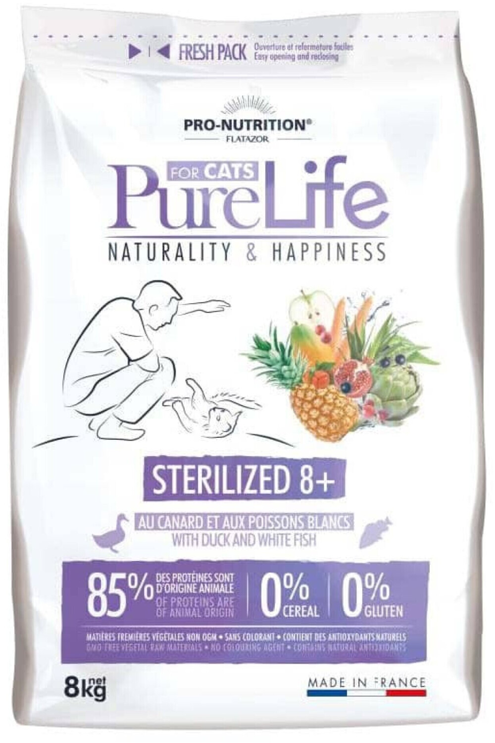 Flatazor Pure Life for Cats Sterilized 8+ (2 kg)