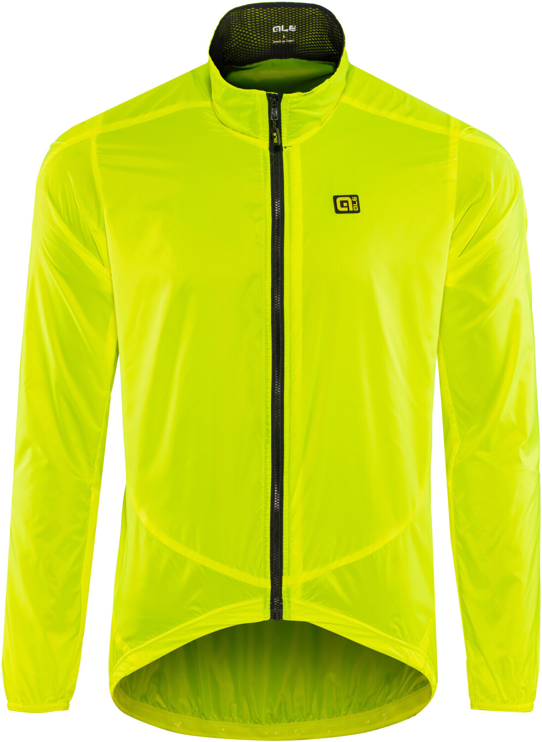 Alé Cycling Guscio Light Pack jacket Men's flou yellow