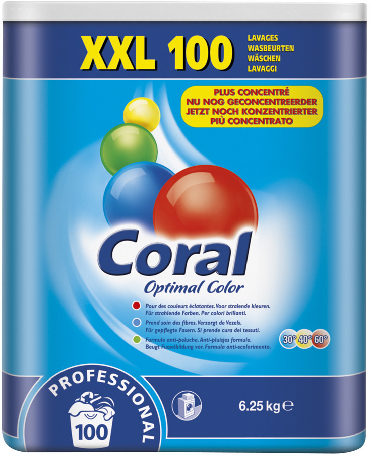 Coral Professional Optimal Color Preisvergleich ab Waschpulver | 54,90 (100 bei € WL)