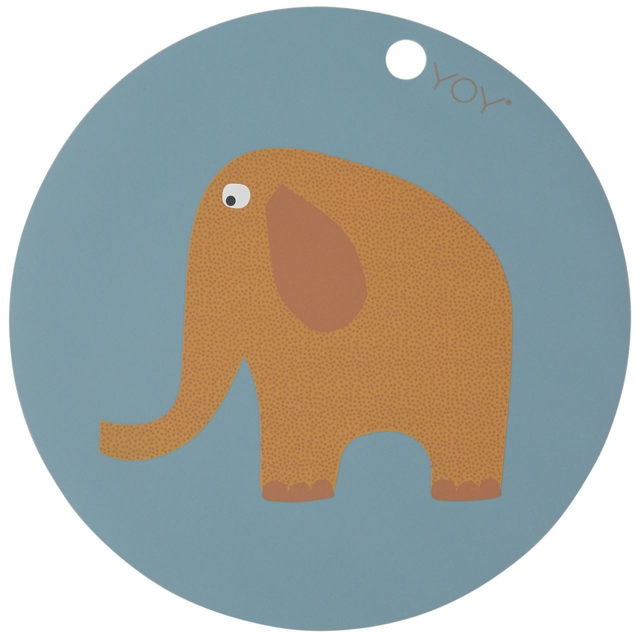 OYOY Mini children's placemat elephant wipeable
