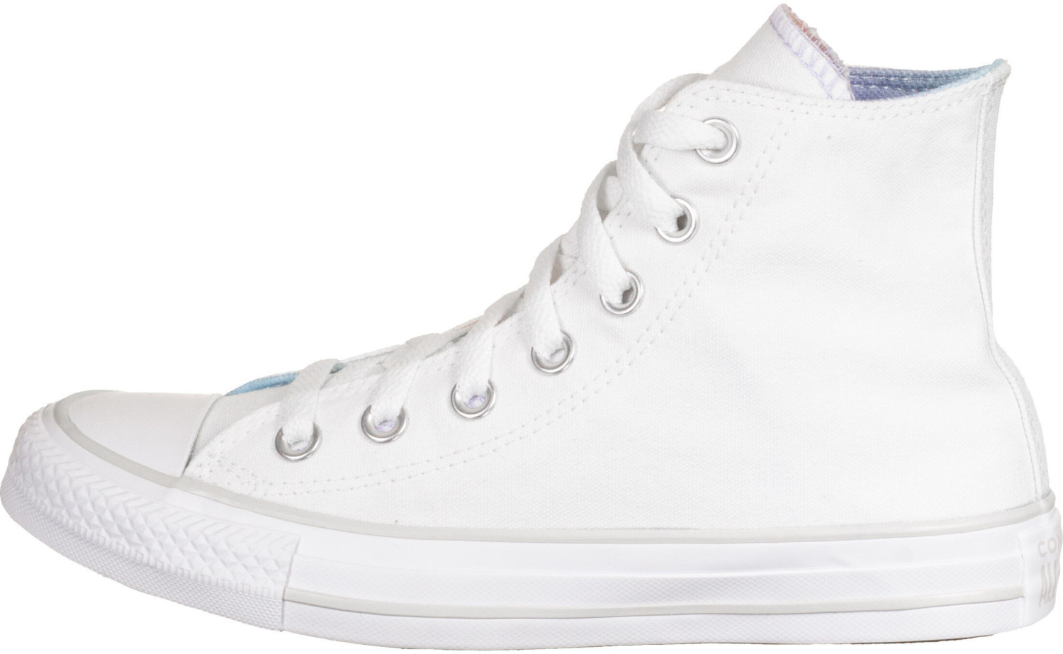 converse all star hi white leather split iridescent exclusive