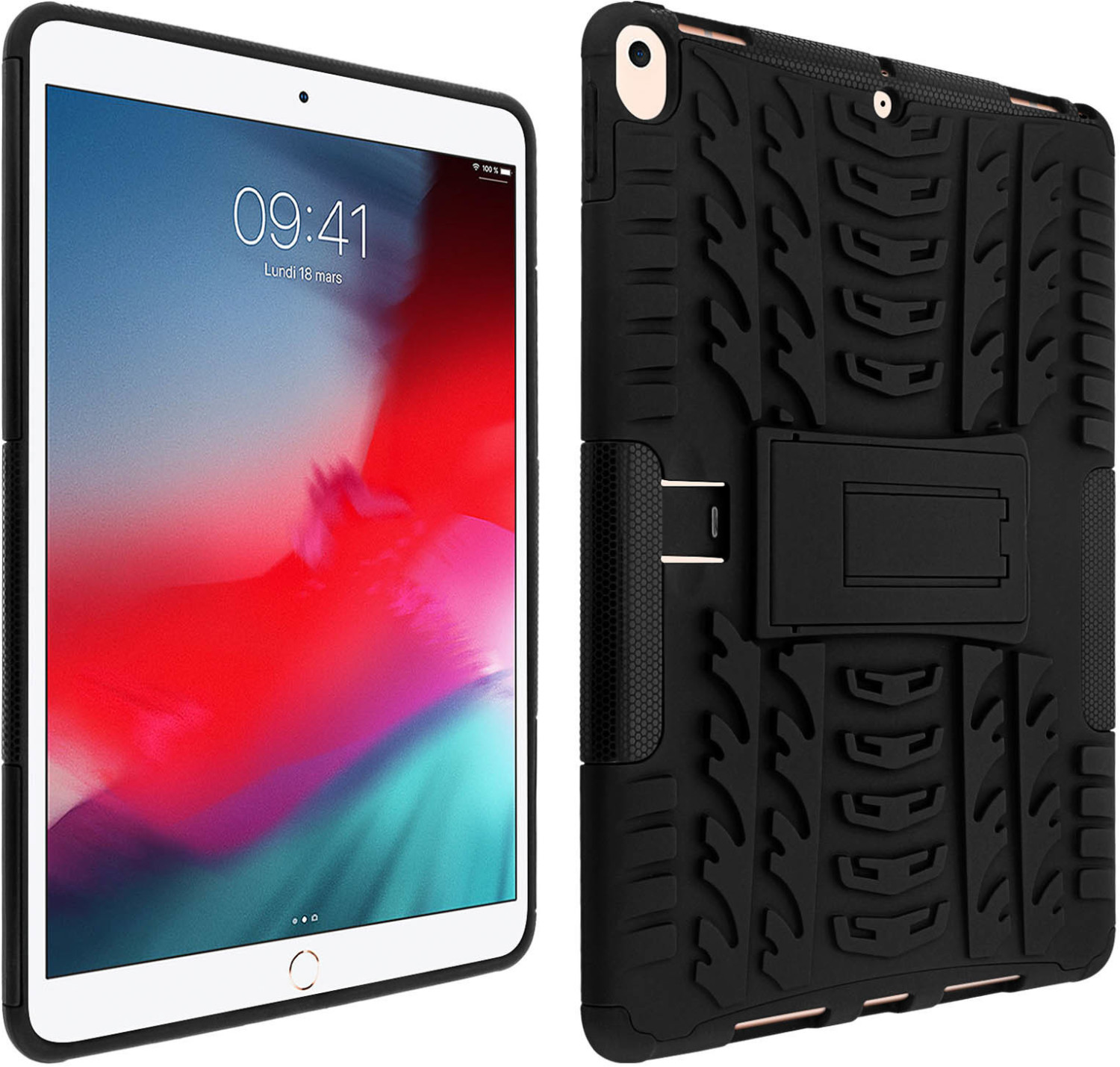 Avizar Case iPad Air 10.5 2019 Black (BACK-QUADRO-BK-PRO105)